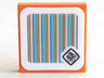 Tile 2 x 2 with Super Mario Scanner Code Bramball Pattern (Sticker) - Sets 71381 / 71413