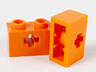 Technic, Brick 1 x 2 with Axle Hole and Inside Side Supports