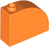 Slope, Curved 3 x 1 x 2 with Hollow Stud