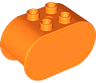 Duplo, Brick 2 x 4 x 2 Rounded Ends