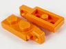Hinge Plate 1 x 2 Locking with 1 Finger on End with Bottom Groove