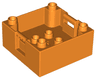 Duplo Container Box 4 x 4 with Studs on Corners