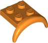 Vehicle, Mudguard 3 x 3 x 1 with Arch Round