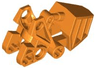 Bionicle Foot with Ball Joint Socket 3 x 6 x 2 1/3, Squared Tops