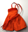 Scala, Clothes Female Dress Long with Skirt Open and Red Straps