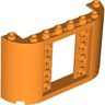 Panel 2 x 8 x 4 with 2 x 3 1/3 Cutout with 4 Studs on Each Side