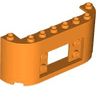 Panel 2 x 8 x 3 with 2 x 2 Cutout with 2 Studs on Each Side