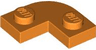 Plate, Round Corner 2 x 2 with 1 x 1 Cutout