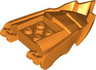 Dragon Head (Ninjago) Jaw with Small Spikes and 2 Bar Handles on Back