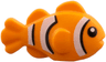 Fish with Black Eyes, White Stripes (Clownfish) Pattern