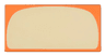 Tile 2 x 4 with Bright Light Yellow Curved Panel (Stomach) Pattern