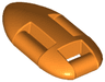 Minifigure, Utensil Lifeguard Float - Solid Back
