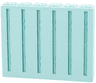 Scala Wall, Vertical Grooved 12 x 2 x 8