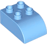 Duplo, Brick 2 x 3 Slope Curved