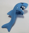Minifigure, Headgear Head Cover, Costume Shark Head, Tail and Fin with Bright Light Blue Snout and Chin, Black Eyes and White Teeth Pattern