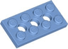 Technic, Plate 2 x 4 with 3 Holes