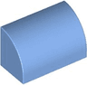 Slope, Curved 1 x 2 with Bottom Stud Holder