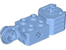 Technic, Brick Modified 2 x 2 with Axle Hole, Rotation Joint Ball Half Vertical, and Fist