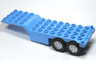Duplo Trailer Four Rear Wheels, Elevated Front End, 4 x 12 Studs with Gate Hinge