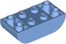 Slope, Curved 4 x 2 Inverted Double