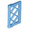 Pane for Window 1 x 2 x 3 Lattice with Thick Corner Tabs