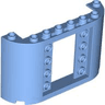 Panel 2 x 8 x 4 with 2 x 3 1/3 Cutout with 4 Studs on Each Side