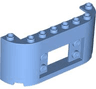 Panel 2 x 8 x 3 with 2 x 2 Cutout with 2 Studs on Each Side