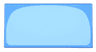 Tile 2 x 4 with Bright Light Blue Curved Panel (Stomach) Pattern