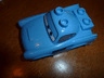 Duplo Car Body 2 Top Studs and 2 Rear Studs with Cars Finn McMissile Pattern
