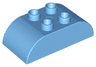 Duplo, Brick 2 x 4 Slope Curved Double