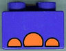 Duplo, Brick 2 x 2 with Elephant Foot Pattern