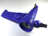 Galidor Wing with Light Gray Turbine Spring Cannon, Black Fin Trigger, and Black Flexible Rubber Axle
