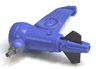Galidor Wing with Light Gray Turbine Spring Cannon, Black Fin Trigger, and Dark Gray Rotation Joint Pin