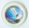 Throwing Disk with Throwbot Spark 4 Pips, LEGO Technic Logo, and Meteor Impact Pattern