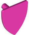 Minifigure, Shield Triangular Short