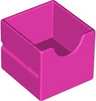 Duplo, Furniture Drawer 2 x 2 with Semicircle Cutout