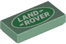 Tile 1 x 2 with Land Rover Logo Pattern