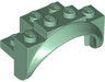Vehicle, Mudguard 4 x 2 1/2 x 2 with Arch Round, Solid Studs, and Rounded Legs