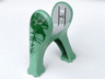 Dinosaur / Elephant Legs Long with Light Gray Middle Section with Dark Green Pattern