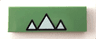 Tile 1 x 3 with White Teeth Pattern