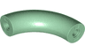 Brick, Round 2 x 2 D. 90 degrees Elbow (39mm Standing Height)