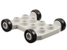 Duplo Cement Mixer Base 2 x 4 with Axle Extensions and Black Wheels