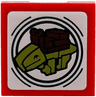 SMART Tag Tile 2 x 2 with SW Dewback Pattern