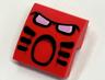 Slope, Curved 2 x 2 x 2/3 with Tahu Mask and Dark Pink Eyes Pattern