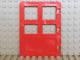 Duplo Door / Window Pane 1 x 4 x 4 with Four Panes Different Sizes