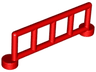 Duplo Fence 1 x 6 x 1 1/2 Railing with 5 Posts