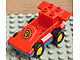 Duplo Car Formula One with Blue Base with Yellow Number 2 Pattern