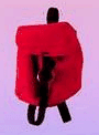 Scala, Cloth Backpack with Black Straps