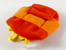 Scala Cloth Backpack with Orange Middle and Yellow Straps