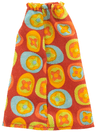 Scala, Clothes Female Skirt Long with Lime, Orange, and Light Orange Scala Flowers Pattern